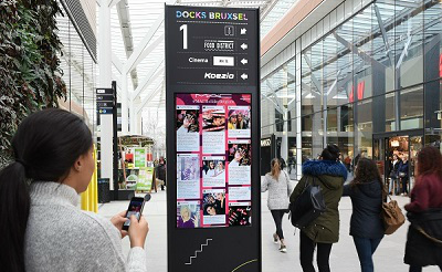 digitaal scherm Brussel