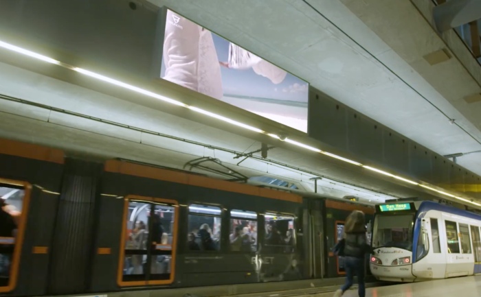 Metro reclame Den Haag
