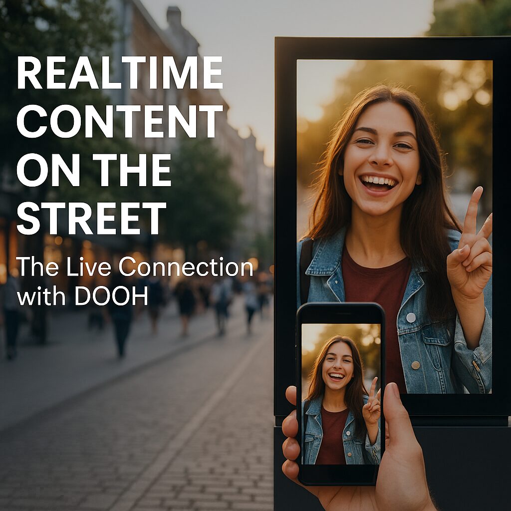 Realtime content op straat: de live connectie met DOOH